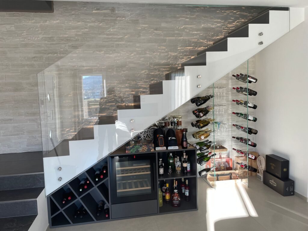 Libreria in vetro su Misura - Bassano del Grappa - Ab Vetro