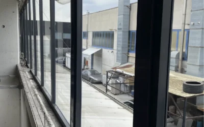 Sostituzione vetri in azienda